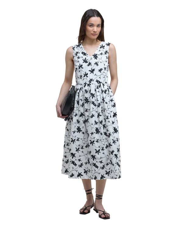 Women's Barbour Elina Dress - White / Navy
