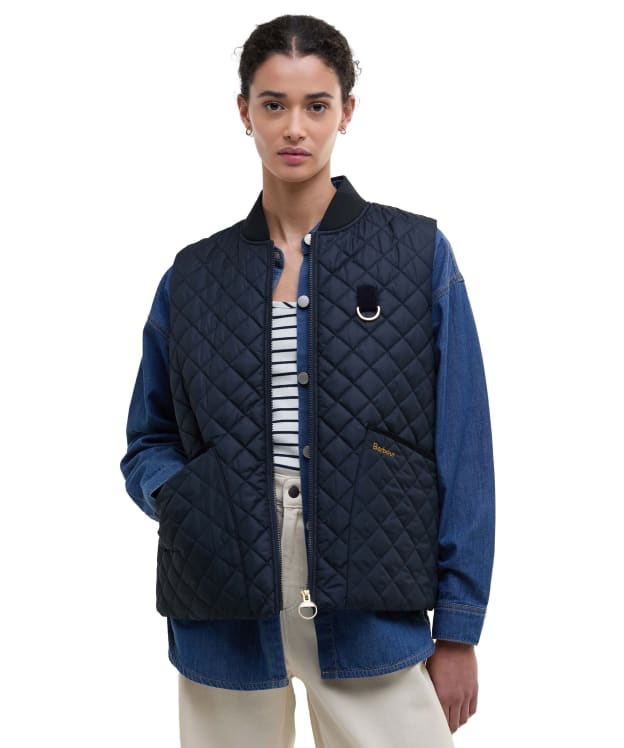 Women's Barbour Rosalie Gilet - Dark Navy
