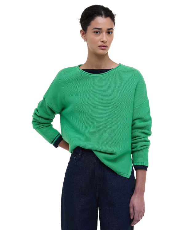 Women's Barbour Marine Knit - Kelly Green