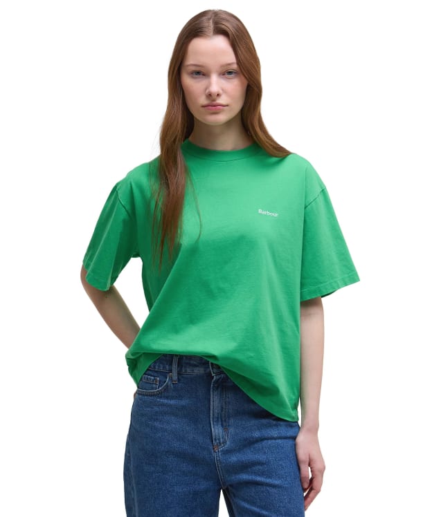 Women's Barbour Jema Top - Kelly Green