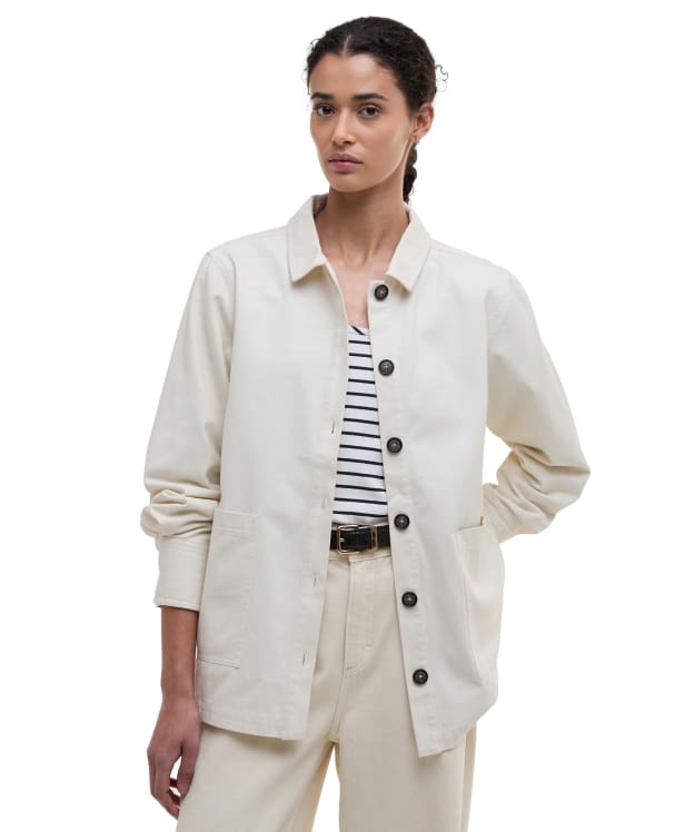 Women's Barbour Lyndale Overshirt - Cloud