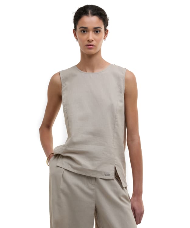Women's Barbour Lucy Top - Light Sand