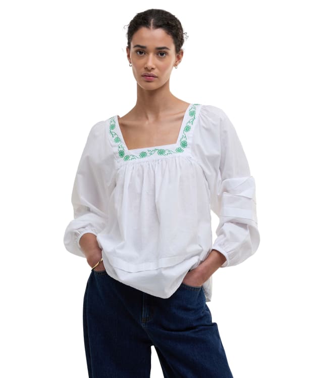 Women's Barbour Ash Top - White