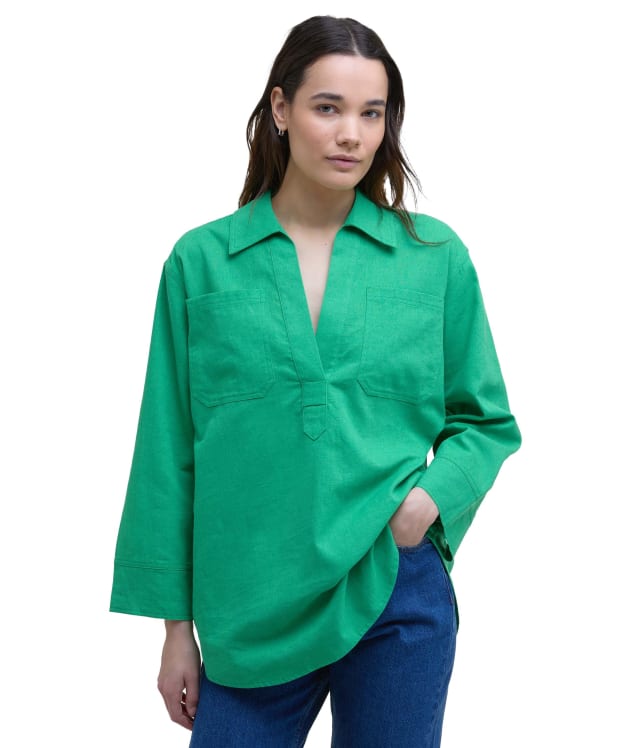 Women's Barbour Cecile Shirt - Kelly Green