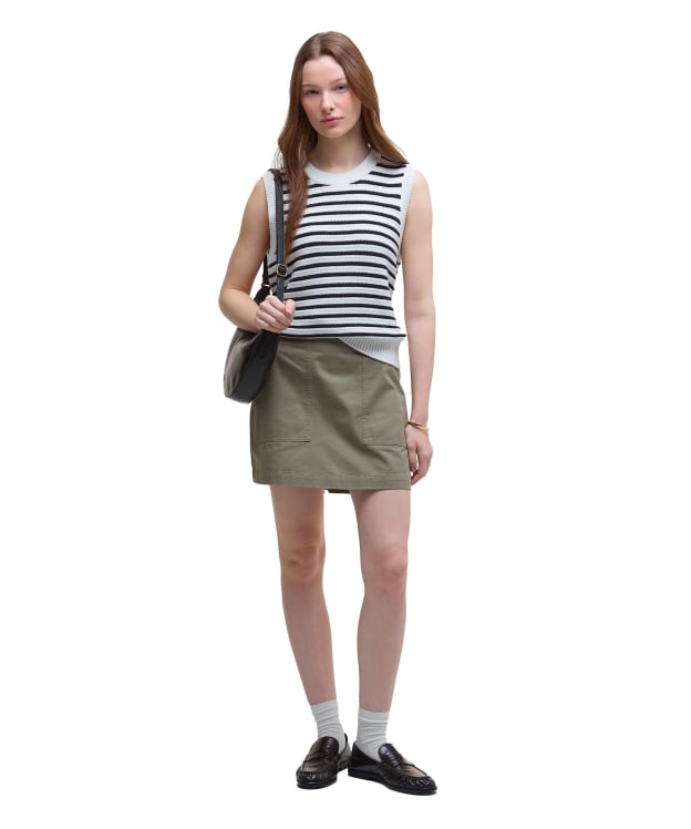 Women's Barbour Cary Mini Skirt - Dusky Green