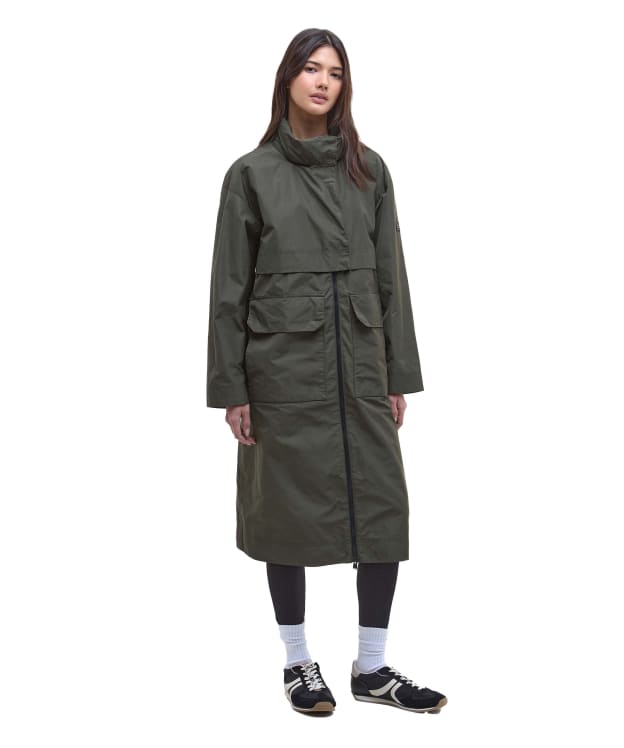 Women's Barbour International Roxanna Showerproof Jacket - Envy