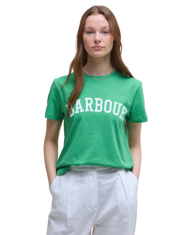 Women's Barbour Bailey T-Shirt - Kelly Green