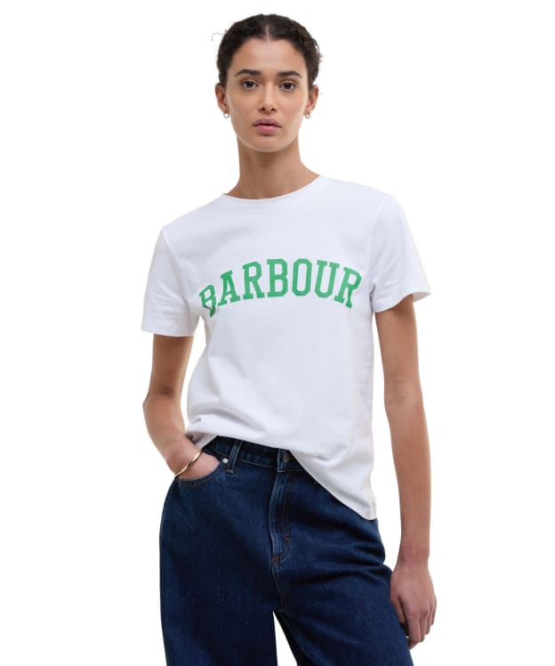 Women's Barbour Bailey T-Shirt - White
