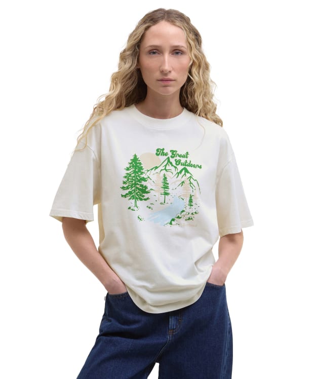 Women's Barbour Emberly T-Shirt - Neutral