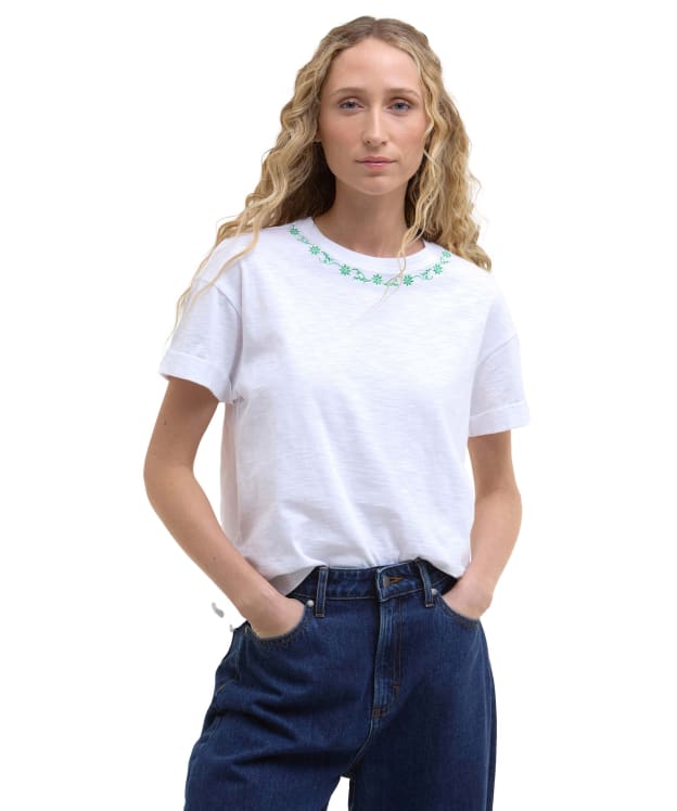 Women's Barbour Cloverford T-Shirt - White