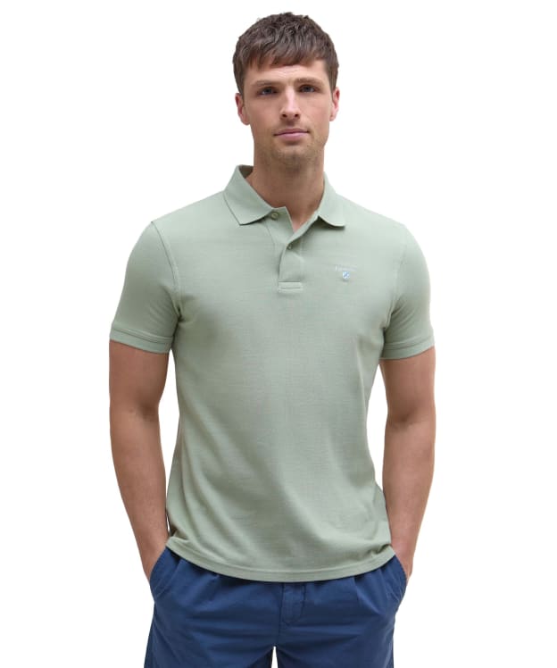 Men's Barbour Sports Polo 215G - Seagrass