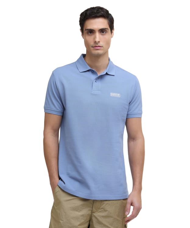 Men's Barbour International Essential Polo - Manor Blue