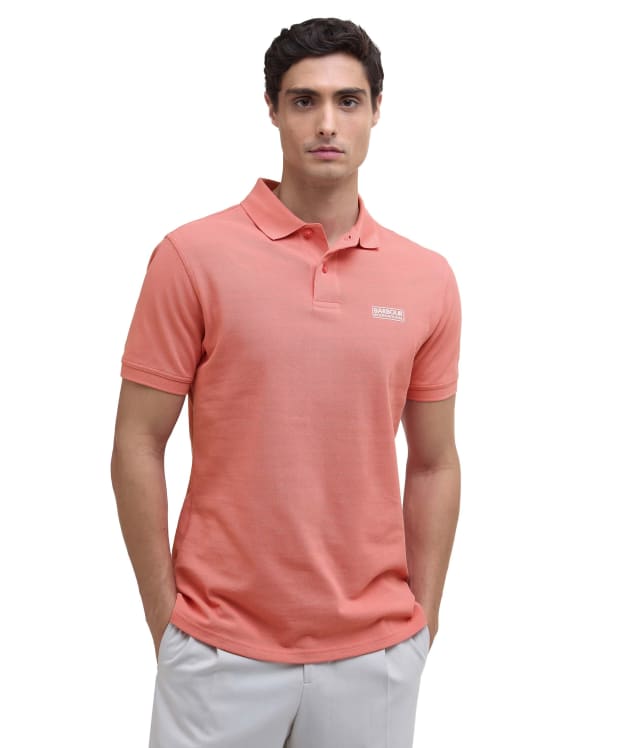 Men's Barbour International Essential Polo - Coral