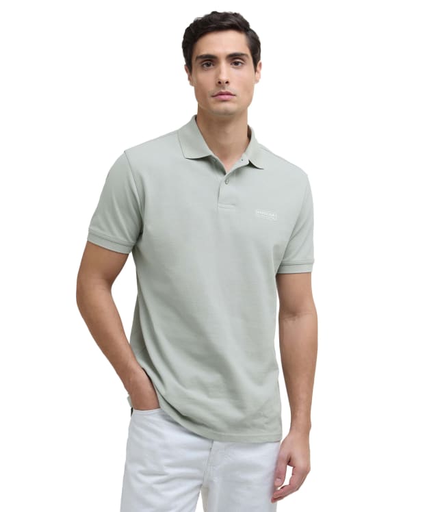 Men's Barbour International Essential Polo - Mineral Grey