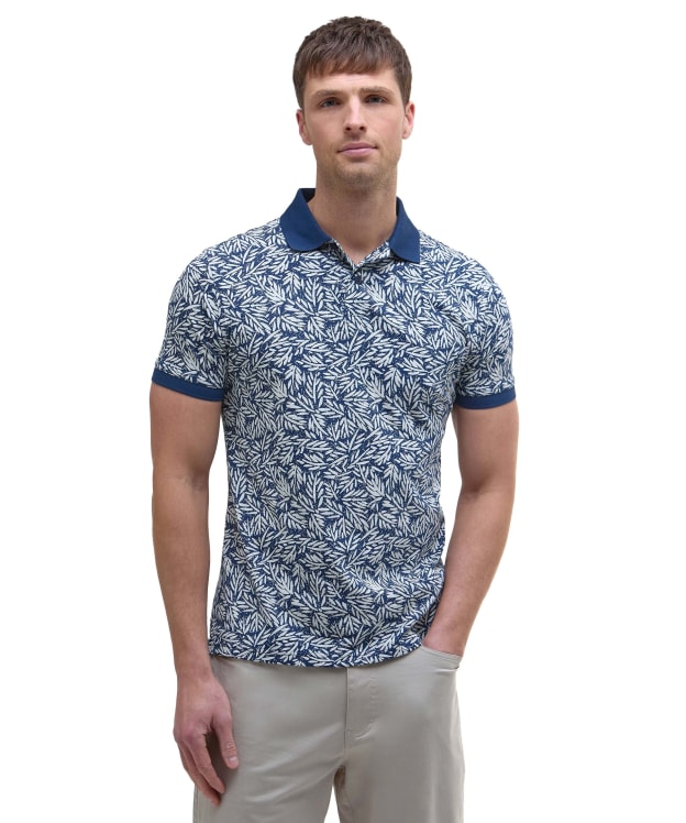 Men's Barbour Jackstone Relaxed Fit Polo Shirt - Dark Denim
