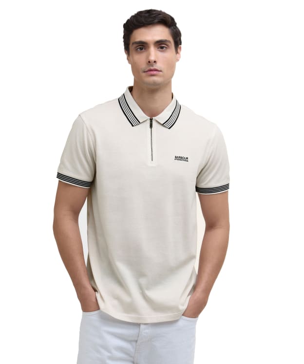 Men's Barbour International Upham Polo Shirt - Whisper White