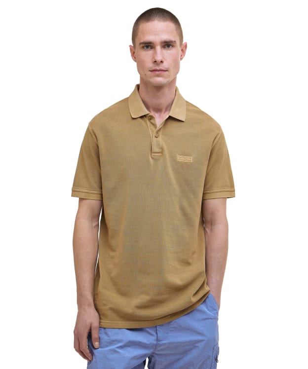 Men's Barbour International Roland Garment Dyed Polo Shirt - Trench