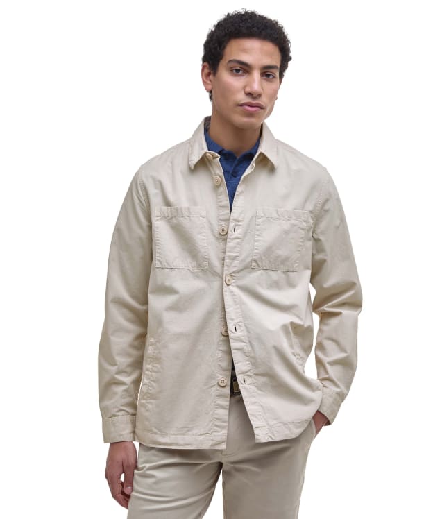Men's Barbour Rickfell Ripstop Overshirt - Mist