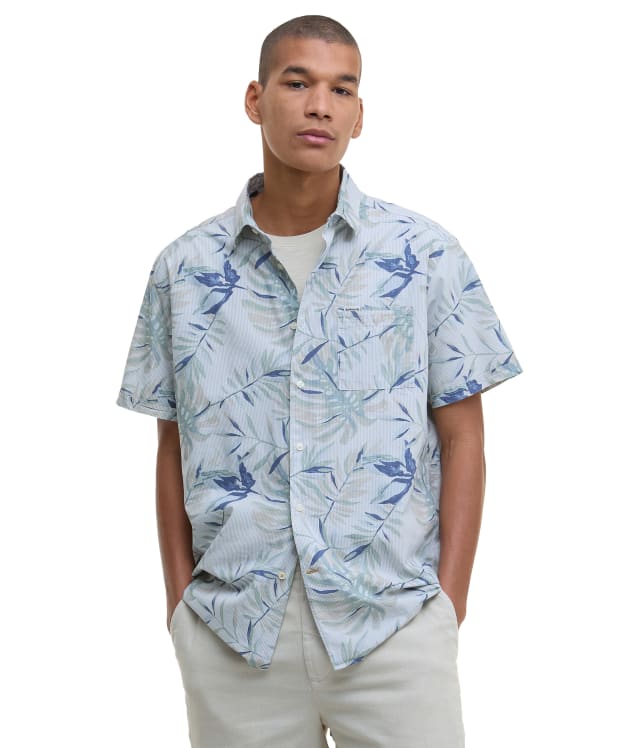 Men's Barbour Valleyfield Summer Fit Shirt - Bleached Blue