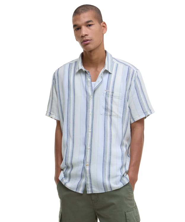 Men's Barbour Westsand Summer Fit Shirt - Bleached Blue
