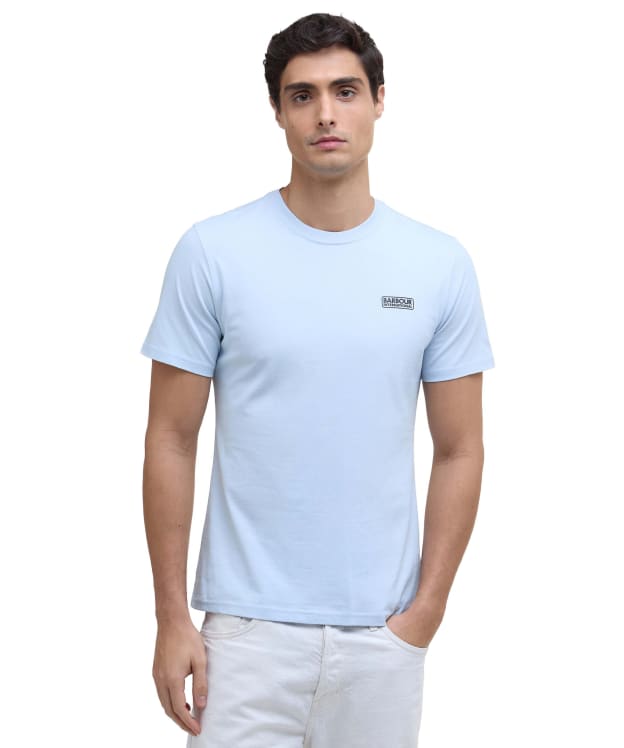 Men's Barbour International Small Logo Tee - Heritage Blue