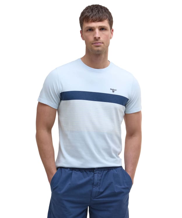 Men's Barbour Braeside T-Shirt - Bleached Blue