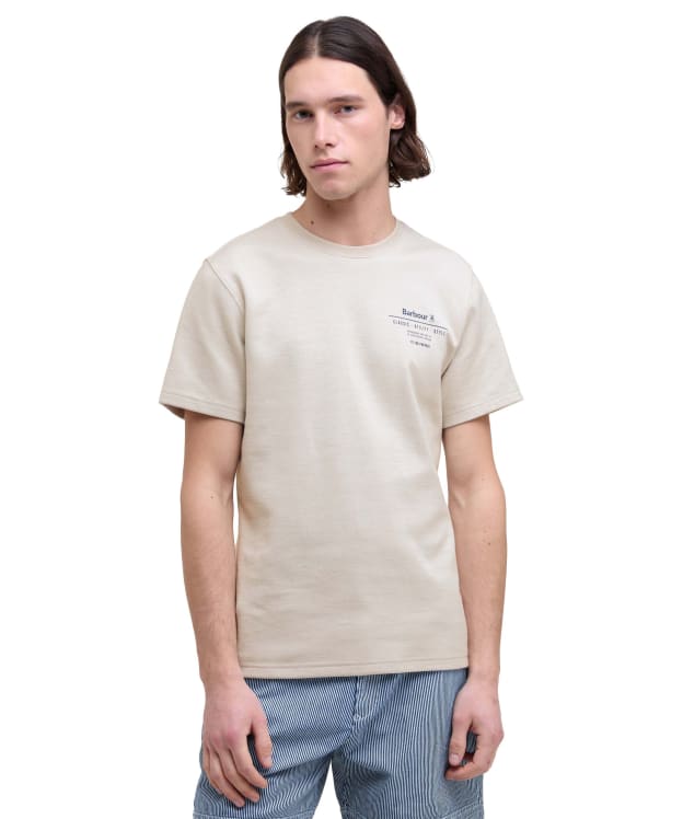 Men's Barbour Huckley T-Shirt - Oatmeal