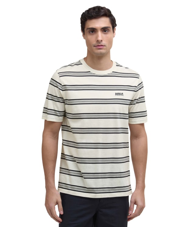 Men's Barbour International Upham Stripe T-Shirt - Whisper White