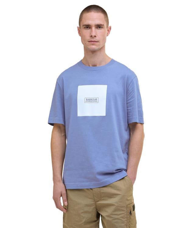 Men's Barbour International Mass Graphic T-Shirt - Manor Blue