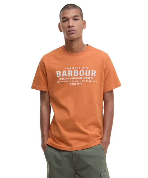 Men's Barbour Moorside Logo T-Shirt - Sunset Haze