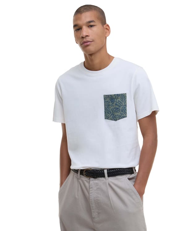 Men's Barbour Jackstone Pocket T-Shirt - Whisper White