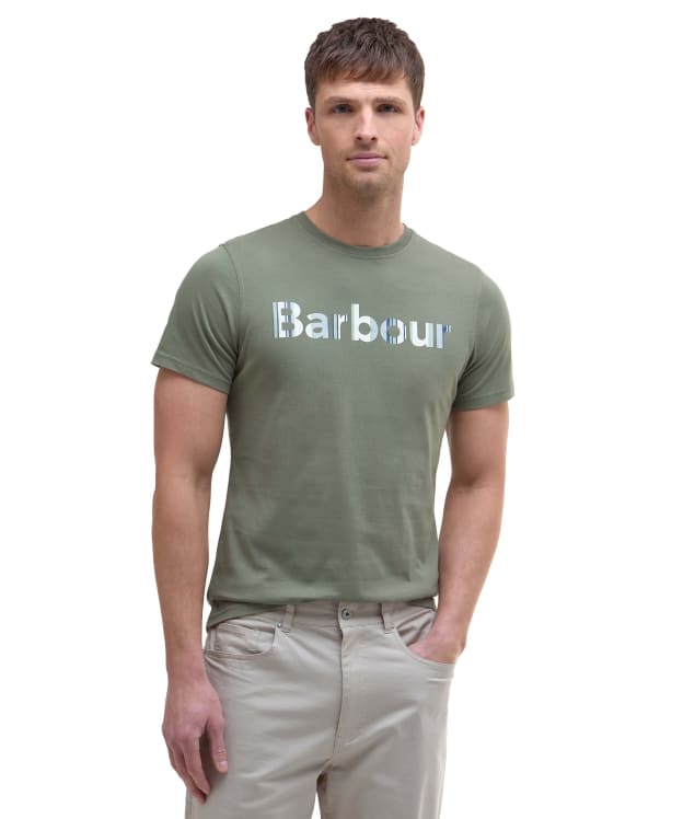 Men's Barbour Westsand Tailored Fit T-Shirt - Light Moss