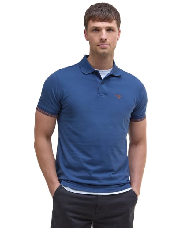 Men's Barbour Austwick Polo Shirt - Dark Denim