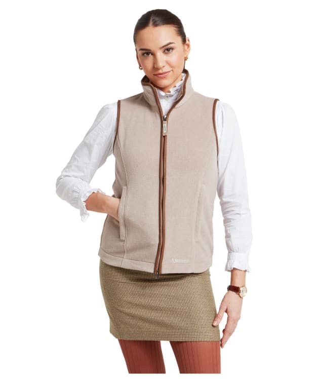 Women's Schoffel Lyndon Fleece Gilet - Mushroom