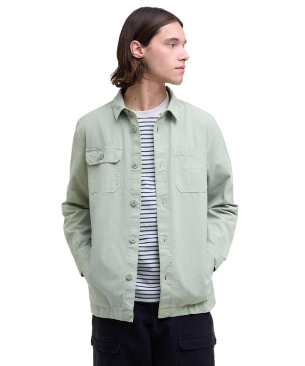 Men's Barbour Clacton Overshirt - Seagrass