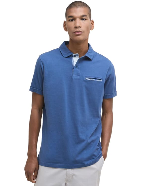 Men's Barbour Milhurst Tailored Polo Shirt - Dark Denim