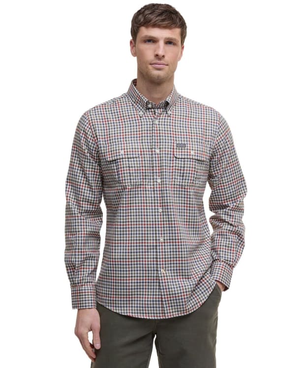 Men's Barbour Foss Regular Fit Shirt - Olive