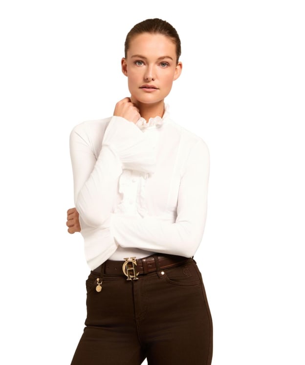 Women's Holland Cooper Melissa Jersey Blouse - White