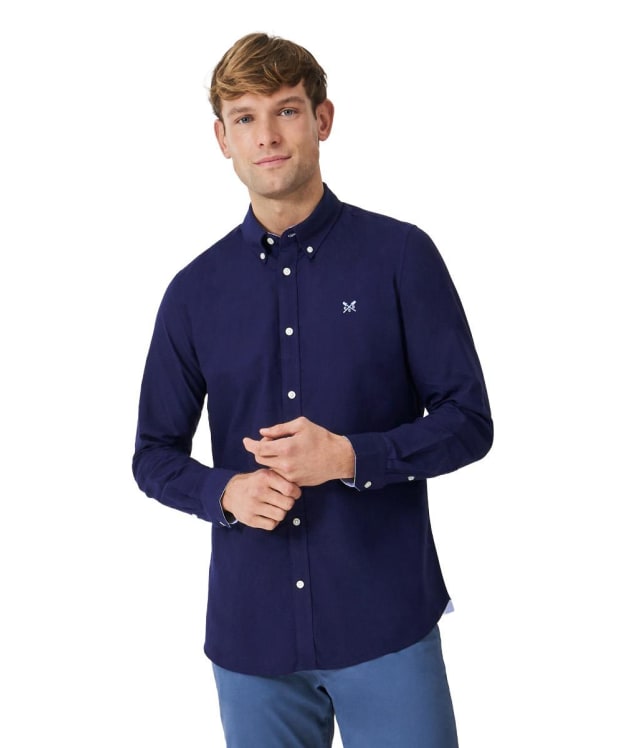 Men’s Crew Clothing Slim Oxford Shirt - Heritage Dark Navy