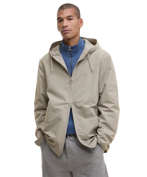 Men's Barbour Newhill Showerproof Jacket - Concrete