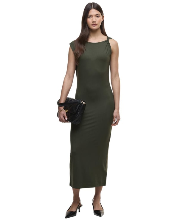 Women's Barbour International Felicity Midi Dress - Envy