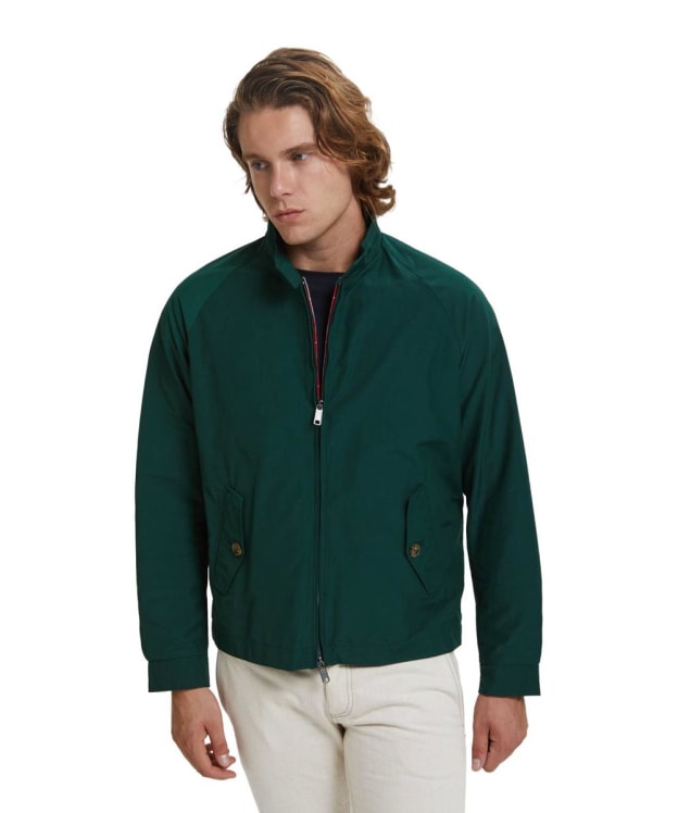 Men's Baracuta G4 Water Repellent Cloth Jacket - Racing Green