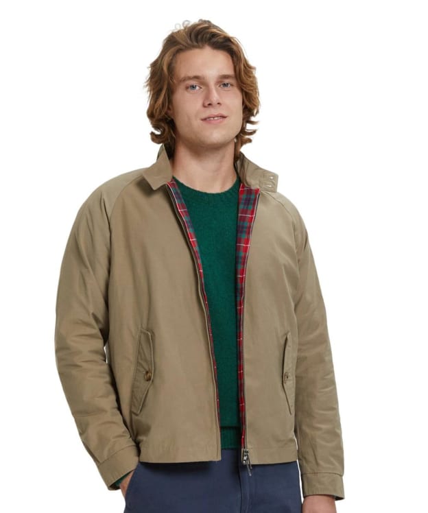 Men's Baracuta G4 Water Repellent Cloth Jacket - Tan