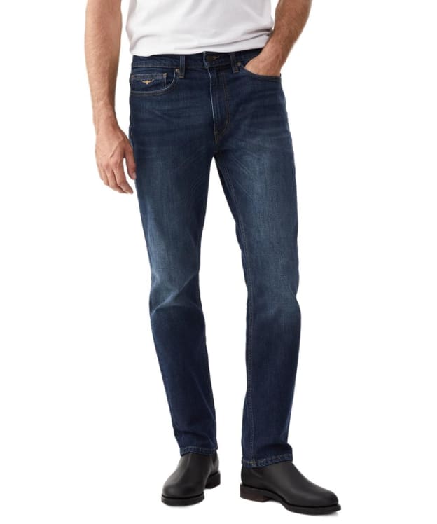 Men's R.M. Williams Ramco Stretch Denim Jeans - Regular Fit - Straight Leg - Medium Wash