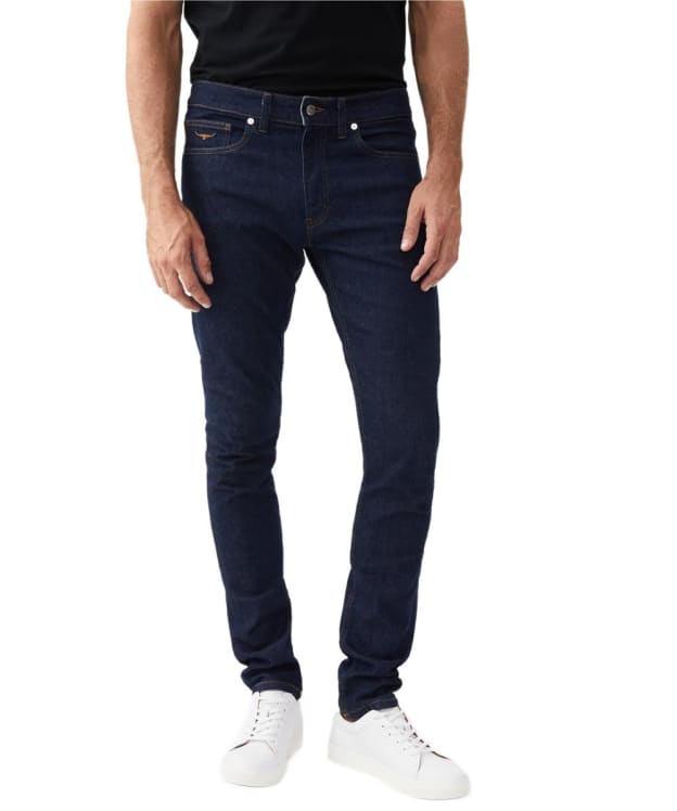 Men's R.M. Williams Victor Stretch Denim Jeans - Slim Fit - Slim Leg - Rinse Wash Denim