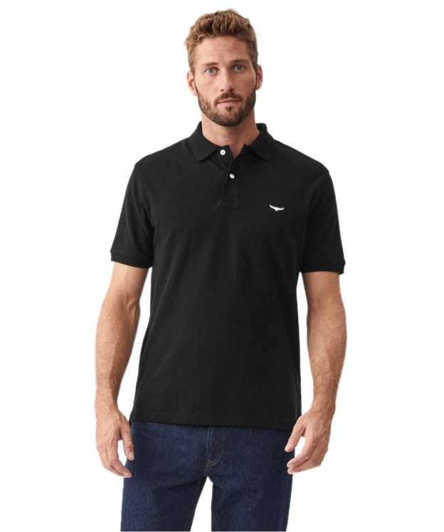 Men's R.M. Williams Rod Short Sleeved Polo Shirt - Black