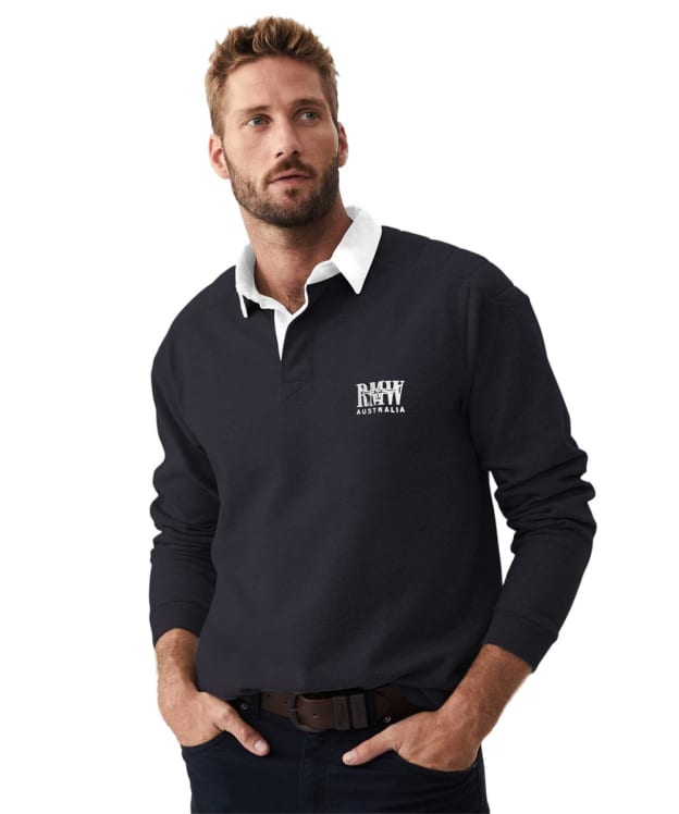 Men’s R.M. Williams Classic Rugby Shirt - Navy