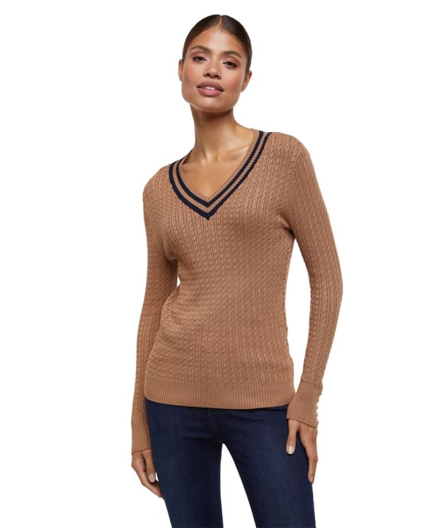 Women’s Holland Cooper Zoe Knit Jumper - Dark Camel Marl