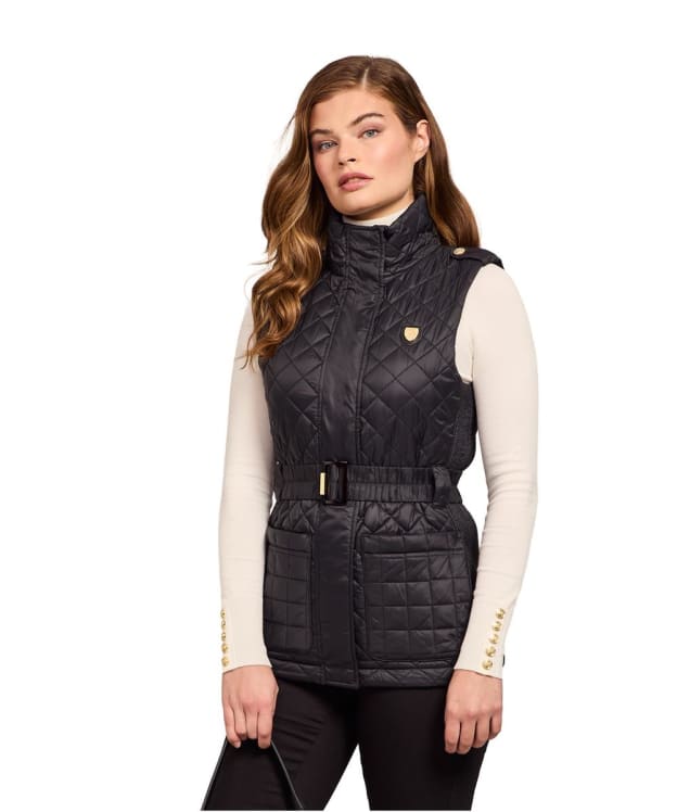 Women's Holland Cooper Juliana Belted Gilet - Black