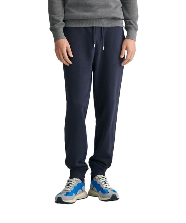 Men's GANT Regular Shield Sweatpants - Evening Blue